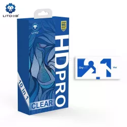   Apple iPhone 11 Pro/XS Lito HD Pro ESD 2.5D Full Üvegfólia - Fekete