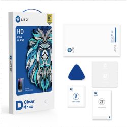   Apple iPhone 16 Pro Max Lito D+ PRO Anti-Static 2.5D Full Üvegfólia - Fekete