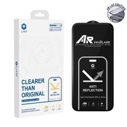   Apple iPhone 16 Pro Max Lito HD+ Ultra AR 2.5D Full Üvegfólia - Fekete