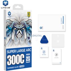   Apple iPhone 16 Pro Max Lito D+ Max 300C ESD 2.5D Full Üvegfólia - Fekete