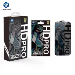   Apple iPhone 17 Air Lito HD Pro ESD Privacy 2.5D Full Üvegfólia - Fekete