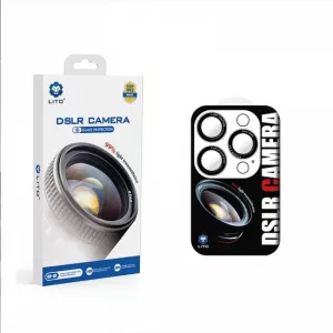 Apple iPhone 16 Pro/16 Pro Max Lito DSLR Titanium Kameravédő Üvegfólia - Narancs