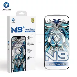   Apple iPhone 16 Pro Max Lito NB+ Ceramic 2.5D Full Üvegfólia - Fekete