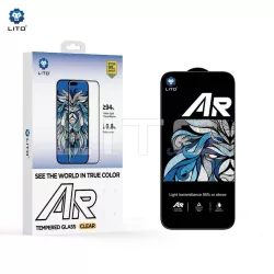   Apple iPhone 14 Pro Max Lito AR SE Anti-Reflective 2.5D Full Üvegfólia - Fekete