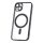 Apple iPhone 13 Pro Max Color Chrome Magsafe Hátlap - Fekete tok Apple iPhone 13 Pro Max Color Chrome Magsafe Hátlap - Fekete tok