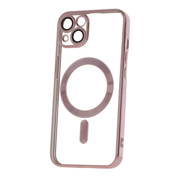 Apple iPhone 13 Pro Max Color Chrome Magsafe Hátlap - Rose Gold tok