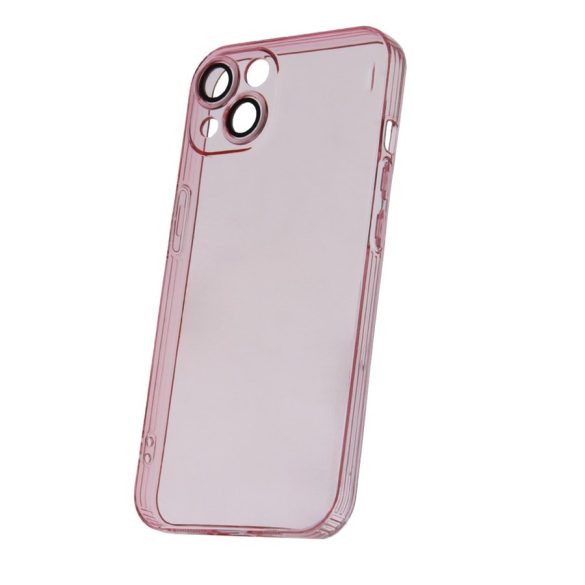 Apple iPhone 14 Slim Color Szilikon Hátlap - Rózsaszín