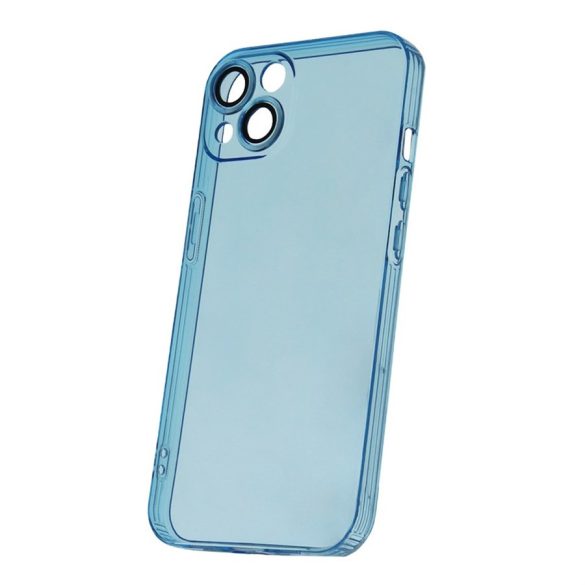 Apple iPhone 14 Slim Color Szilikon Hátlap - Kék