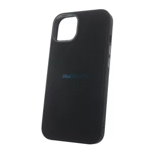 Apple iPhone 15 Pro Max Silicon Satin Hátlap - Fekete