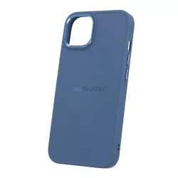 Apple iPhone 15 Pro Silicon Satin Hátlap - Kék