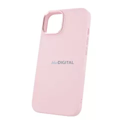 Apple iPhone 15 Pro Silicon Satin Hátlap - Rózsaszín
