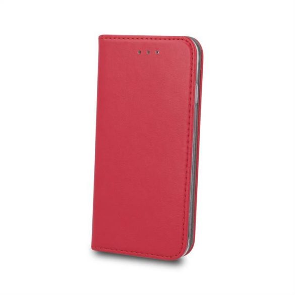 Samsung J6 2018 Smart Magnetic Könyvtok - Piros