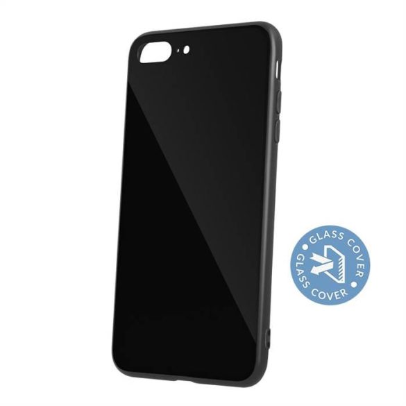 Apple iPhone X/XS Üveghátlap - Fekete