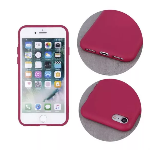 Apple iPhone 11 Silicon Hátlap - Bordó