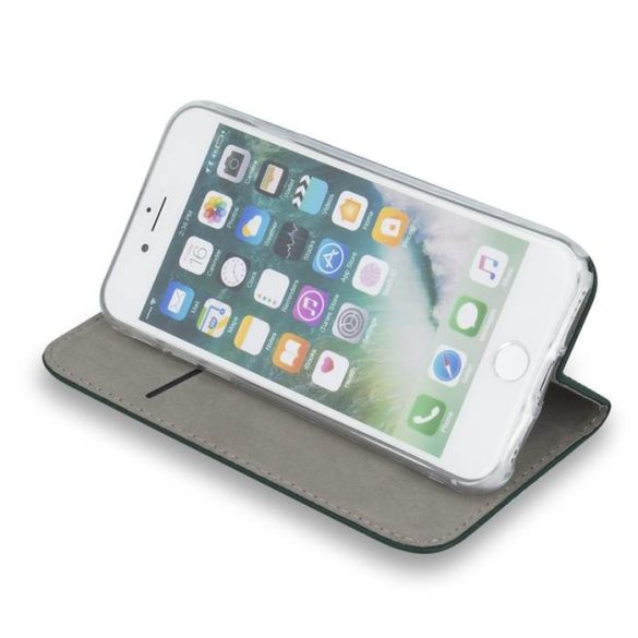 Apple iPhone 11 Pro Max Smart Magnetic Könyvtok - Sötétzöld