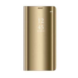 Samsung S10 Lite / A91 Smart Clear View Könyvtok - Arany