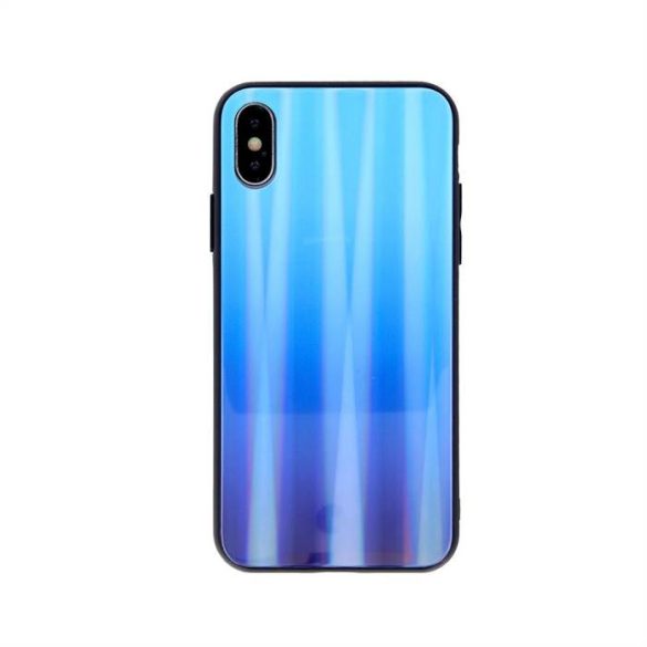 Samsung A91/S10 Lite Aurora Üveghátlap - Kék