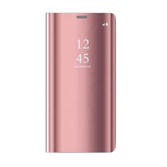 Samsung S20 Plus Smart Clear View Könyvtok - Rose Gold