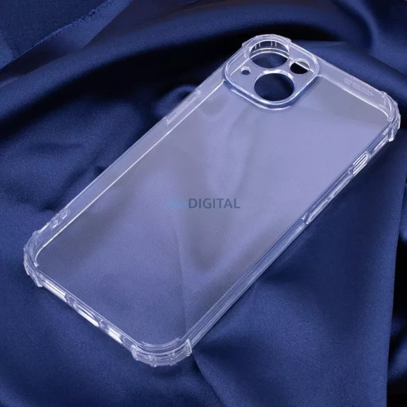 Samsung A71 Anti Shock 1.5mm Szilikon Hátlap - Átlátszó