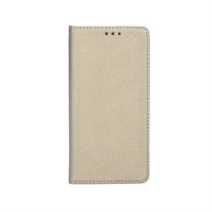 LG K10/K430 Smart Magnet Könyvtok - Arany