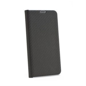 Samsung S10 Plus Luna Carbon Könyvtok - Fekete