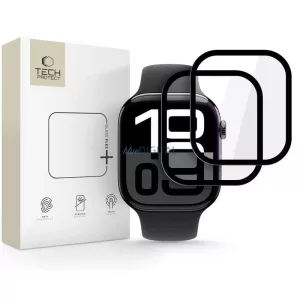 Apple iWatch 42mm 2 darabos Tech-Protect üvegfólia - Fekete