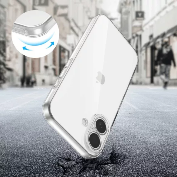 Apple iPhone 17 Air Tech-Protect FlexAir Hátlap - Átlátszó