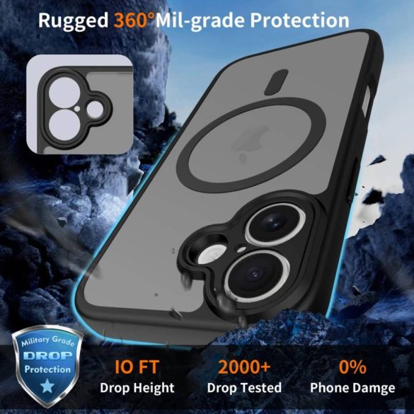 Apple iPhone 17 Tech-Protect Basicmag Magsafe Hátlap - Fekete
