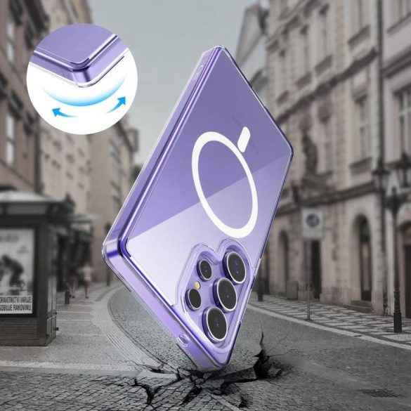 Samsung S25 Ultra Tech-Protect FlexAir Magsafe Hátlap - Átlátszó