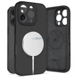   Apple iPhone 16 Pro Tech-Protect Silicon Magsafe Hátlap - Fekete