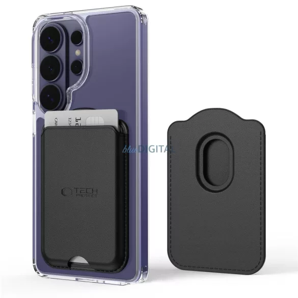 Tech-Protect CH02 Magsafe Kártyatartó Wallet - Fekete