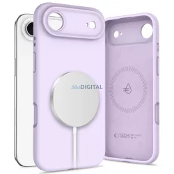   Apple iPhone 17 Air Tech-Protect Silicon Magsafe Hátlap - Lila