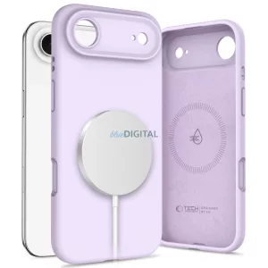 Apple iPhone 17 Air Tech-Protect Silicon Magsafe Hátlap - Lila