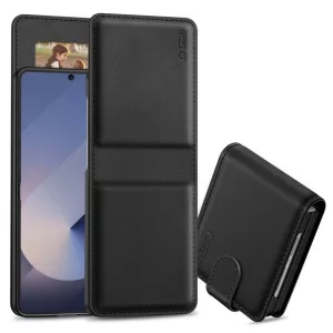 Samsung Z Flip 6/7 FE Tech-Protect Könyvtok - Fekete