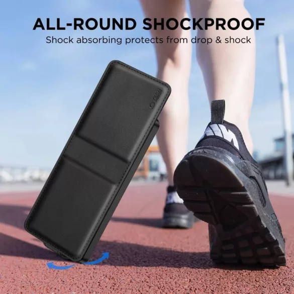 Samsung Z Flip 6/7 FE Tech-Protect Könyvtok - Fekete