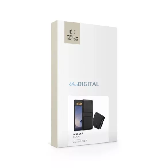 Samsung Z Flip 6/7 FE Tech-Protect Könyvtok - Fekete