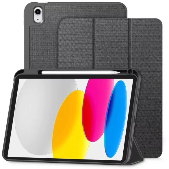 Apple iPad 10.9'' 2022/11'' 2025 Tech-Protect SC Pen Könyvtok - Szürke