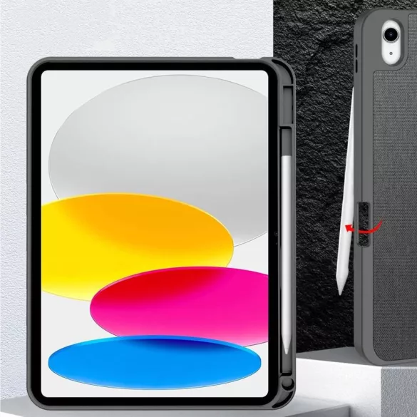Apple iPad 10.9'' 2022/11'' 2025 Tech-Protect SC Pen Könyvtok - Szürke
