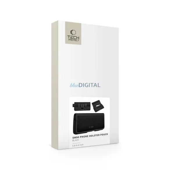 Tech-Protect SM90 Univerzális Kihúzós ővtok 5.8-6.8 inch méret - Fekete