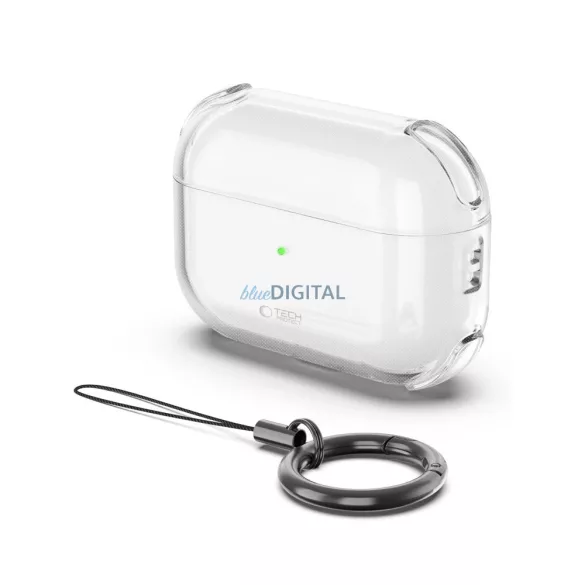 Apple AirPods Pro 3 Tech-Protect Bounce Szilikon Tok - Átlátszó