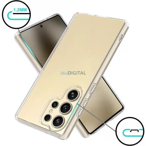 Samsung S26 Ultra Tech-Protect FlexAir Hátlap - Átlátszó