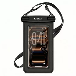   Tech-Protect UWC7 6.9'' Vízálló lebegő Mobiltelefon Tok - Fekete