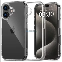 Apple iPhone 16e Tech-Protect FlexAir Hátlap - Átlátszó