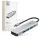 Tech-Protect HB01 HUB Adapter 5in1 USB-C + USB3.0 + HDMI 4K 60Hz + PD100W HUB Adapter - Grafit