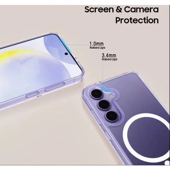 Samsung Galaxy A56 Tech-Protect FlexAir Magsafe Hátlap - Átlátszó