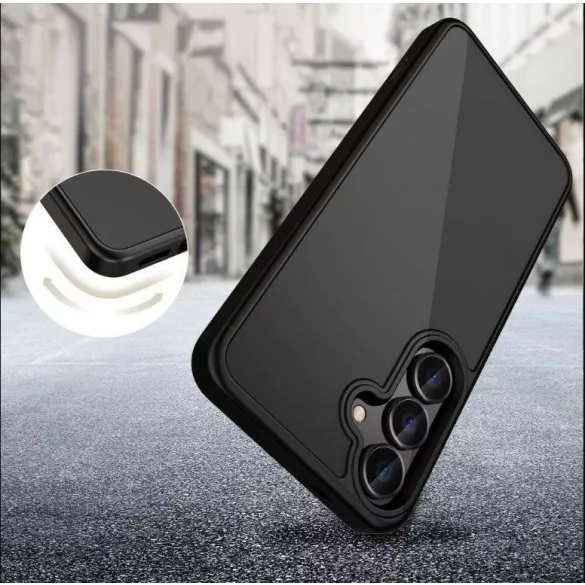 Samsung S25 Edge Tech-Protect Magsafe Hátlap - Fekete