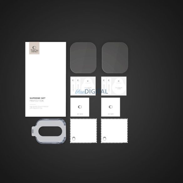 Apple iWatch Ultra 49mm 2 darabos Tech-Protect üvegfólia - Átlátszó