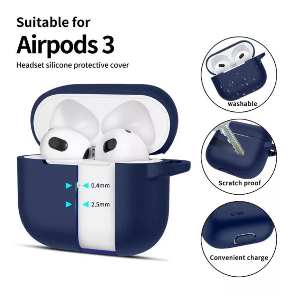 Apple AirPods 3 Tech-Protect Tok - Kék