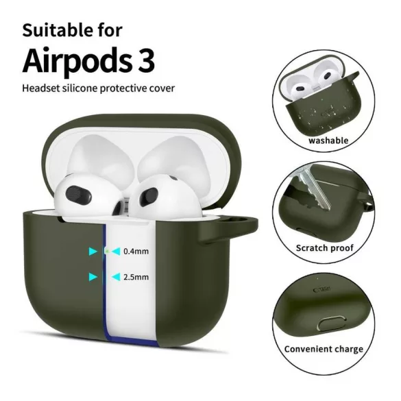 Apple AirPods 3 Tech-Protect Tok - Zöld