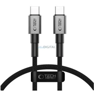 Tech-Protect UltraBoost 100W USB Type-C 1M Adatkábel - Fekete